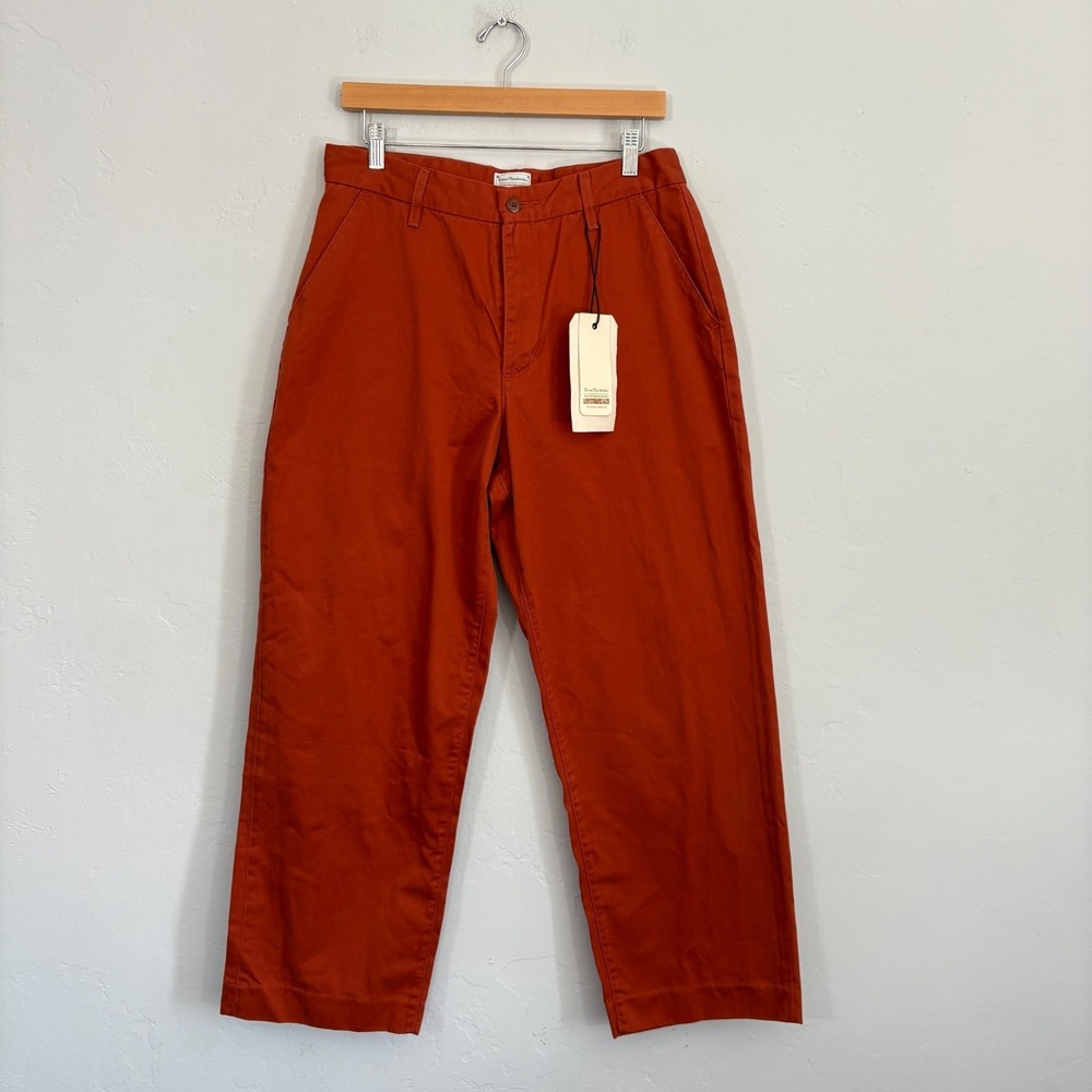 Levis Emma Chamberlain Trousers Women Size 30 Rust Orange New